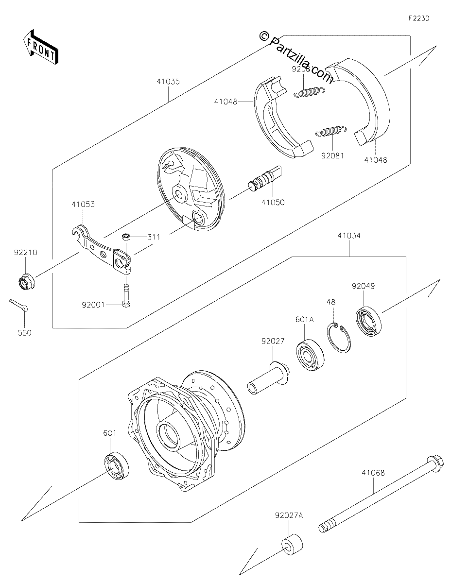 Diagrama de FRONT HUB