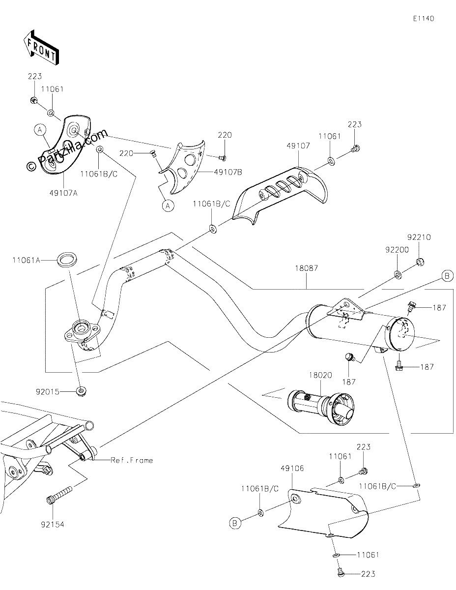 Diagrama de MUFFLER S