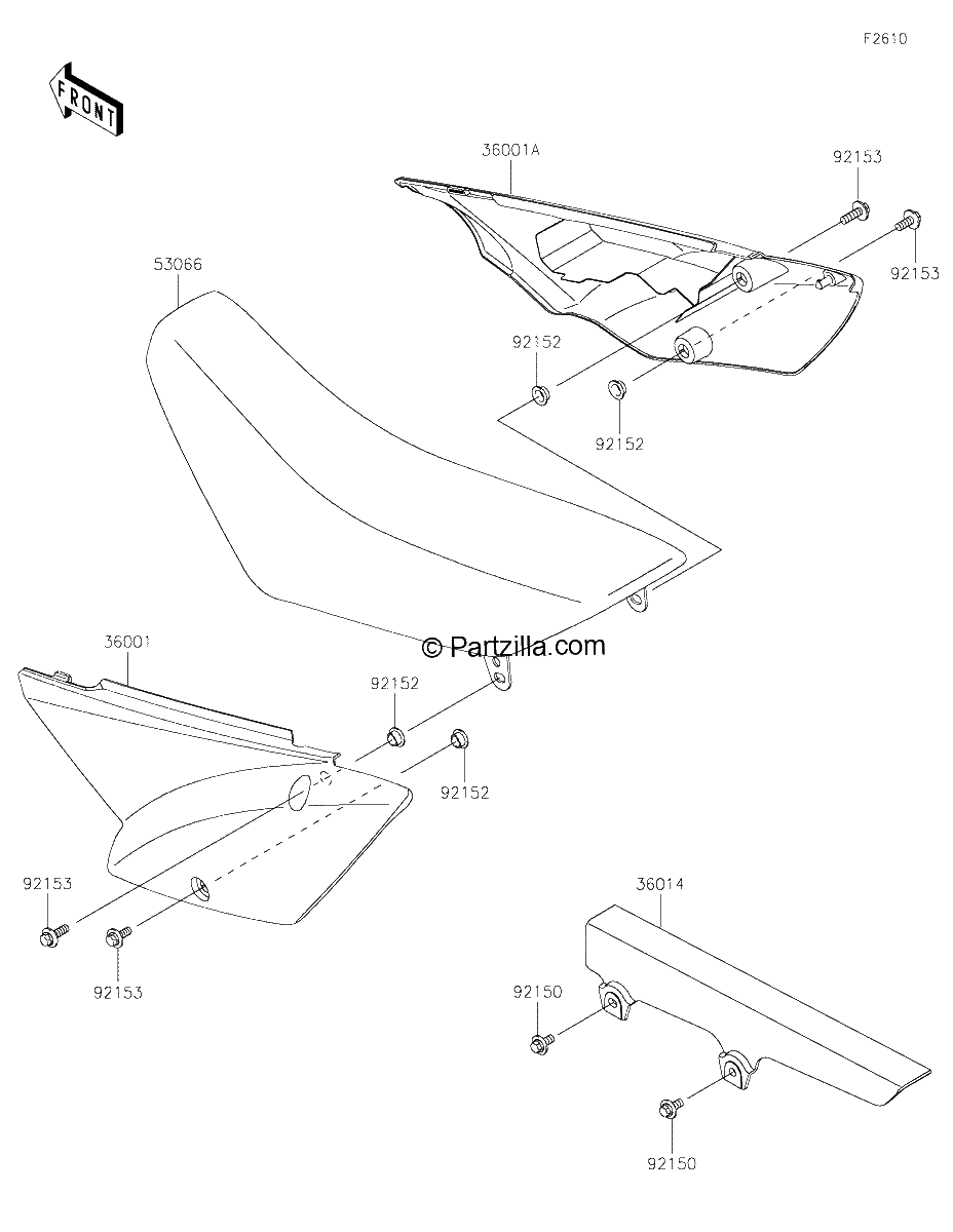 Diagrama de SIDE COVERS CHAIN COVER