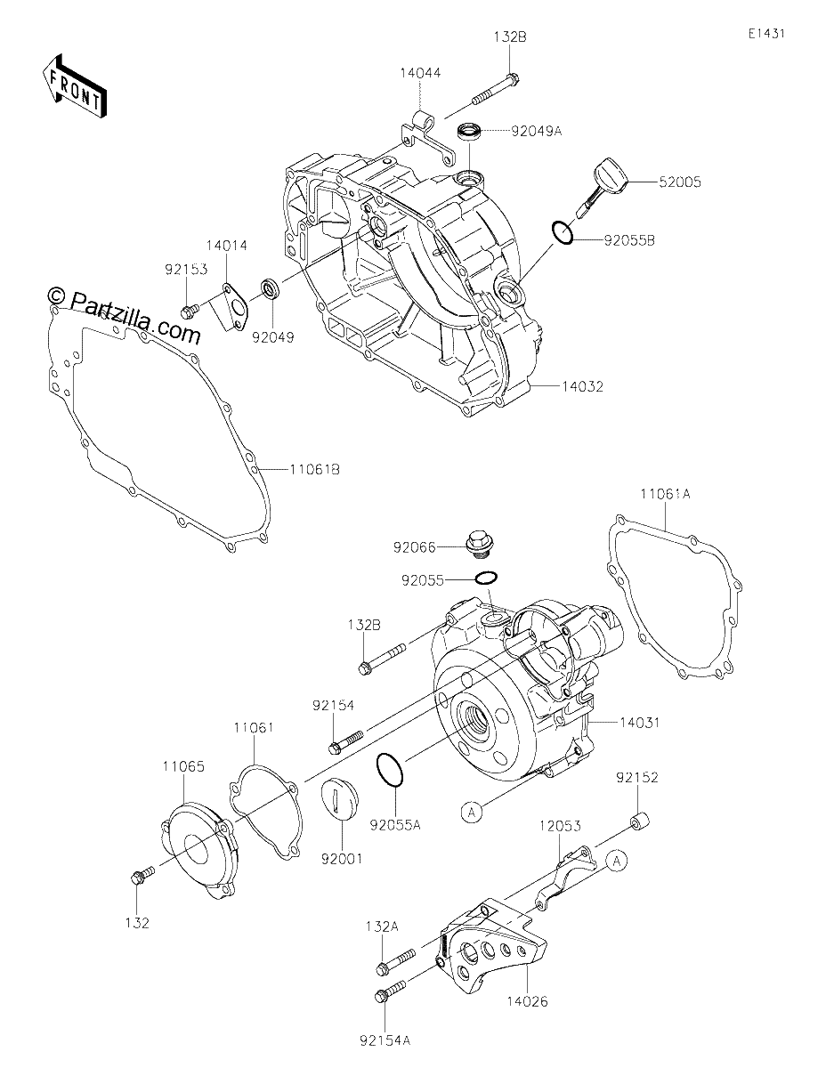 Diagrama de ENGINE COVER S