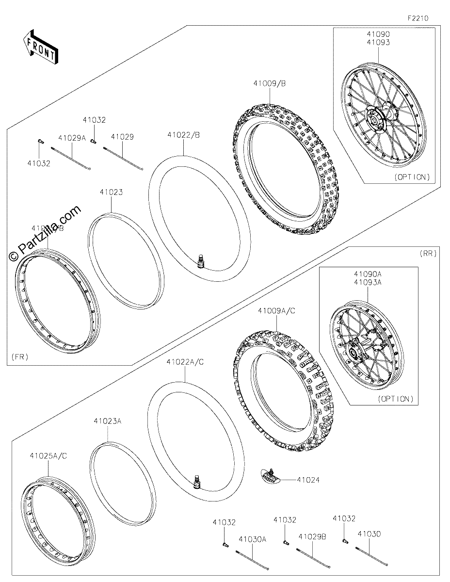 Diagrama de WHEELS TIRES