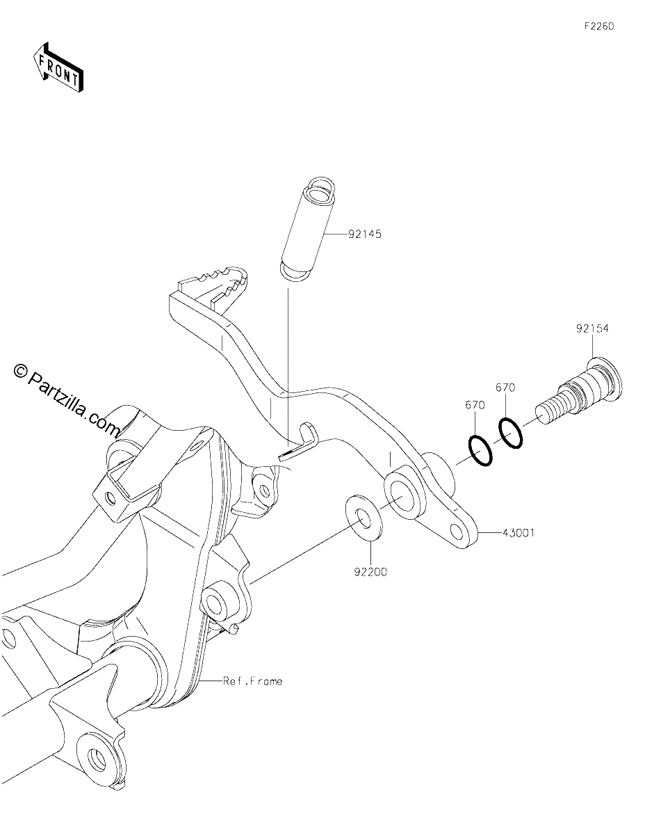 Diagrama de BRAKE PEDAL