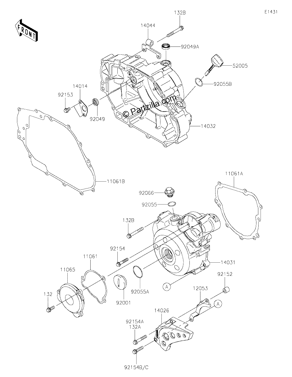 Diagrama de ENGINE COVER S