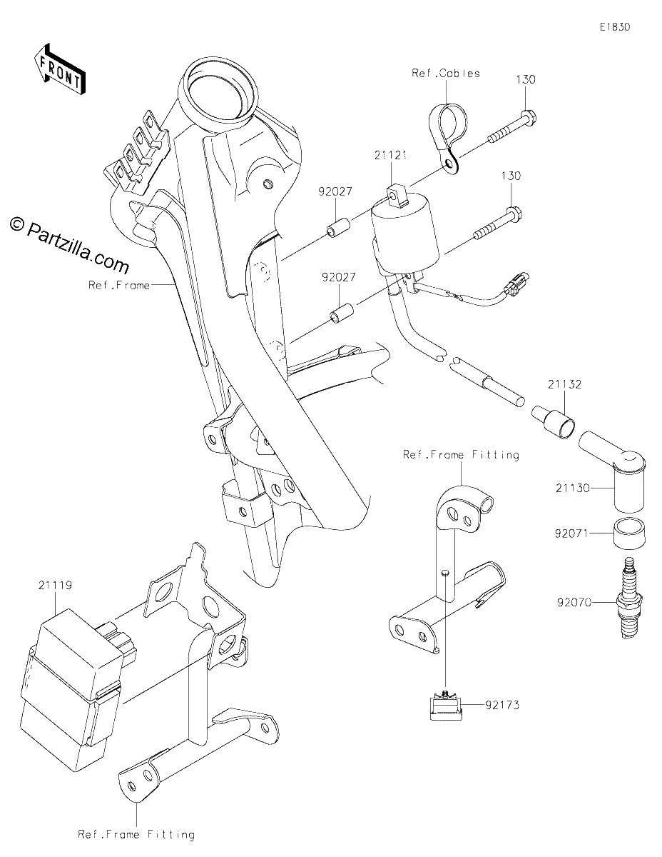Diagrama de IGNITION SYSTEM