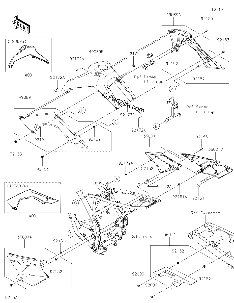 Diagrama de SIDE COVERS CHAIN COVER