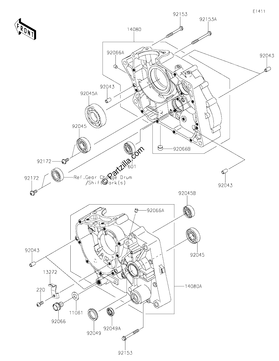 Diagrama de CRANKCASE