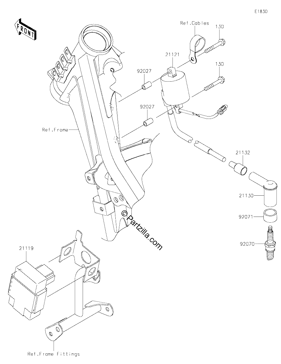 Diagrama de IGNITION SYSTEM