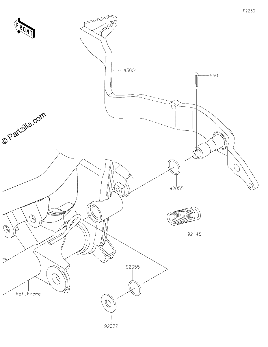 Diagrama de BRAKE PEDAL