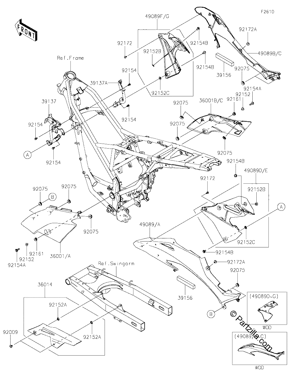 Diagrama de SIDE COVERS CHAIN COVER
