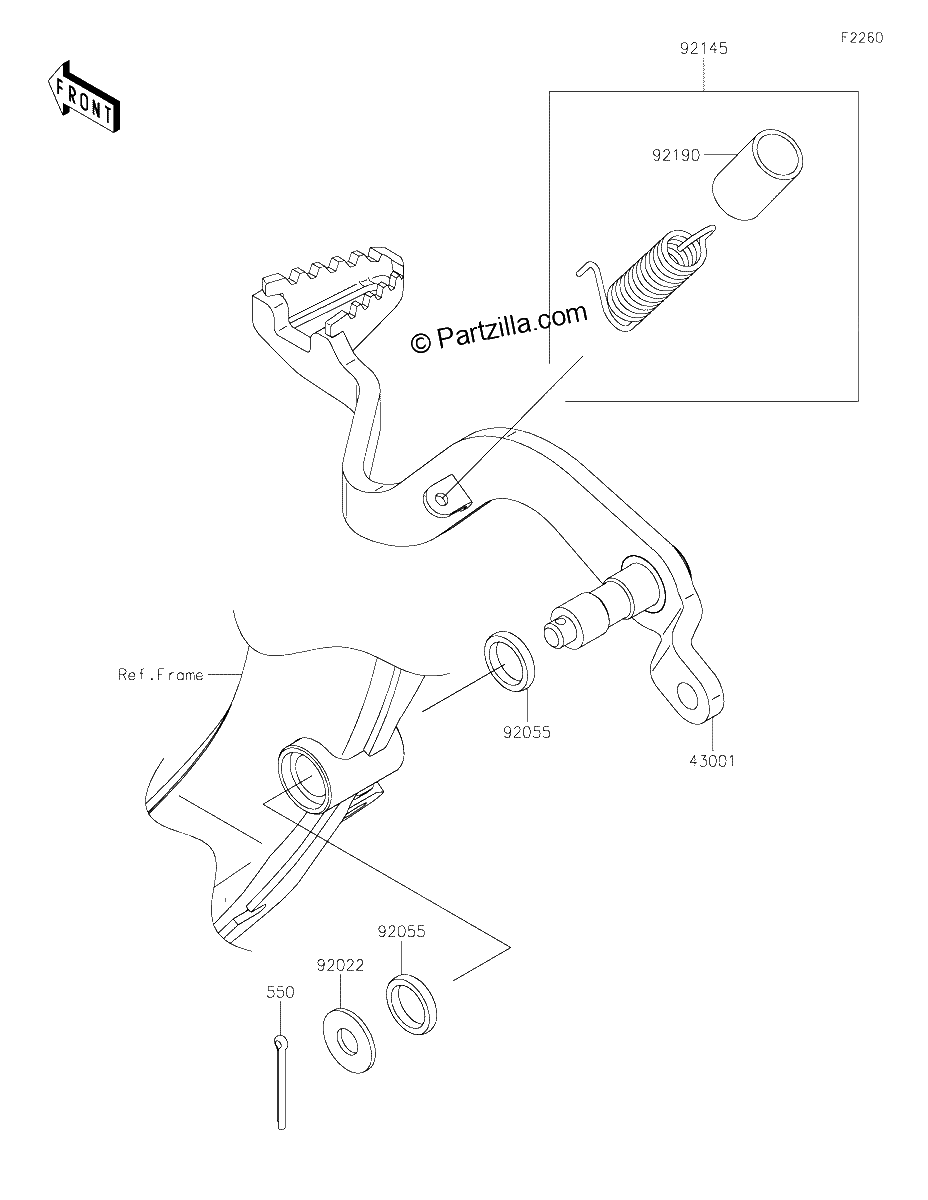 Diagrama de BRAKE PEDAL