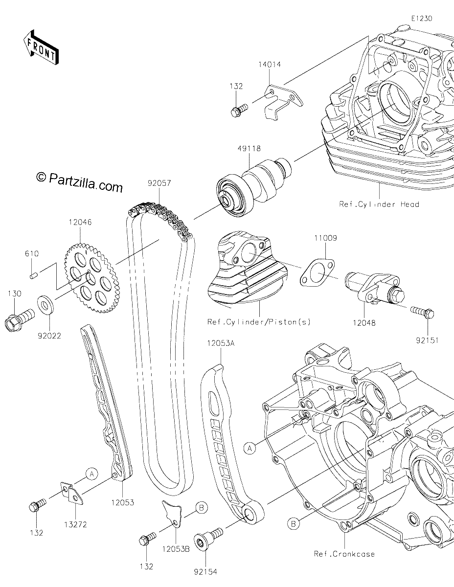 Diagrama de CAMSHAFT S TENSIONER