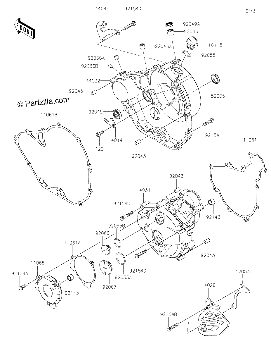 Diagrama de ENGINE COVER S