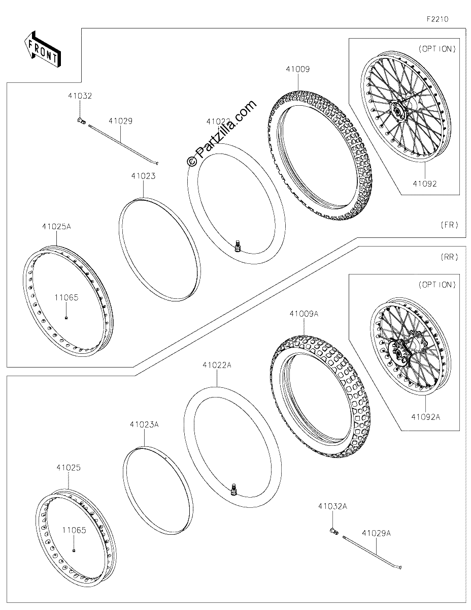 Diagrama de WHEELS TIRES