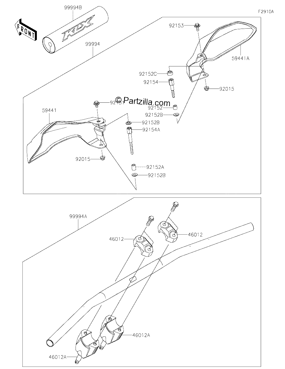 Diagrama de ACCESSORY HANDLE
