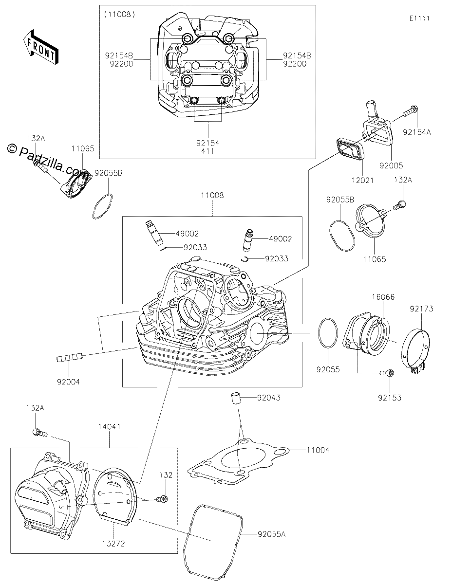 Diagrama de CYLINDER HEAD
