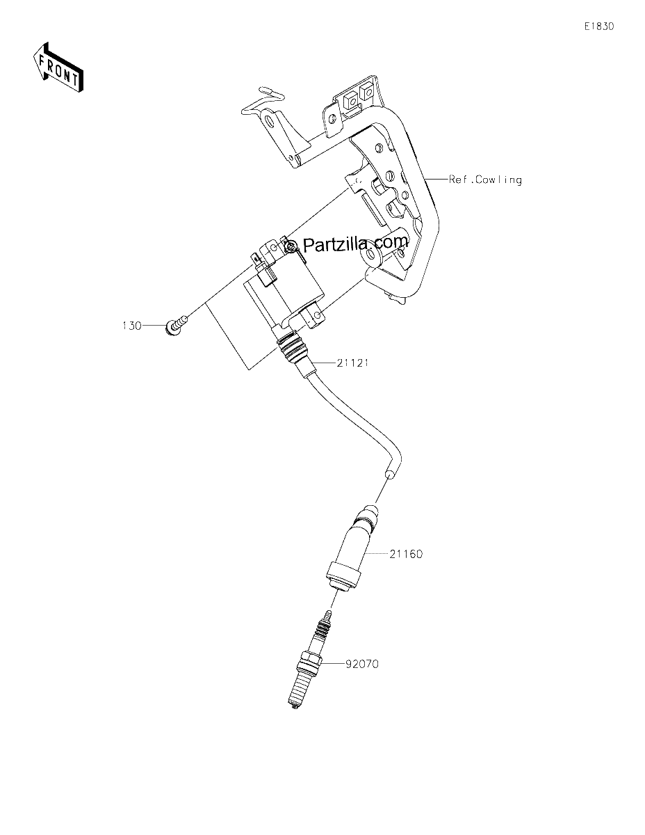 Diagrama de IGNITION SYSTEM