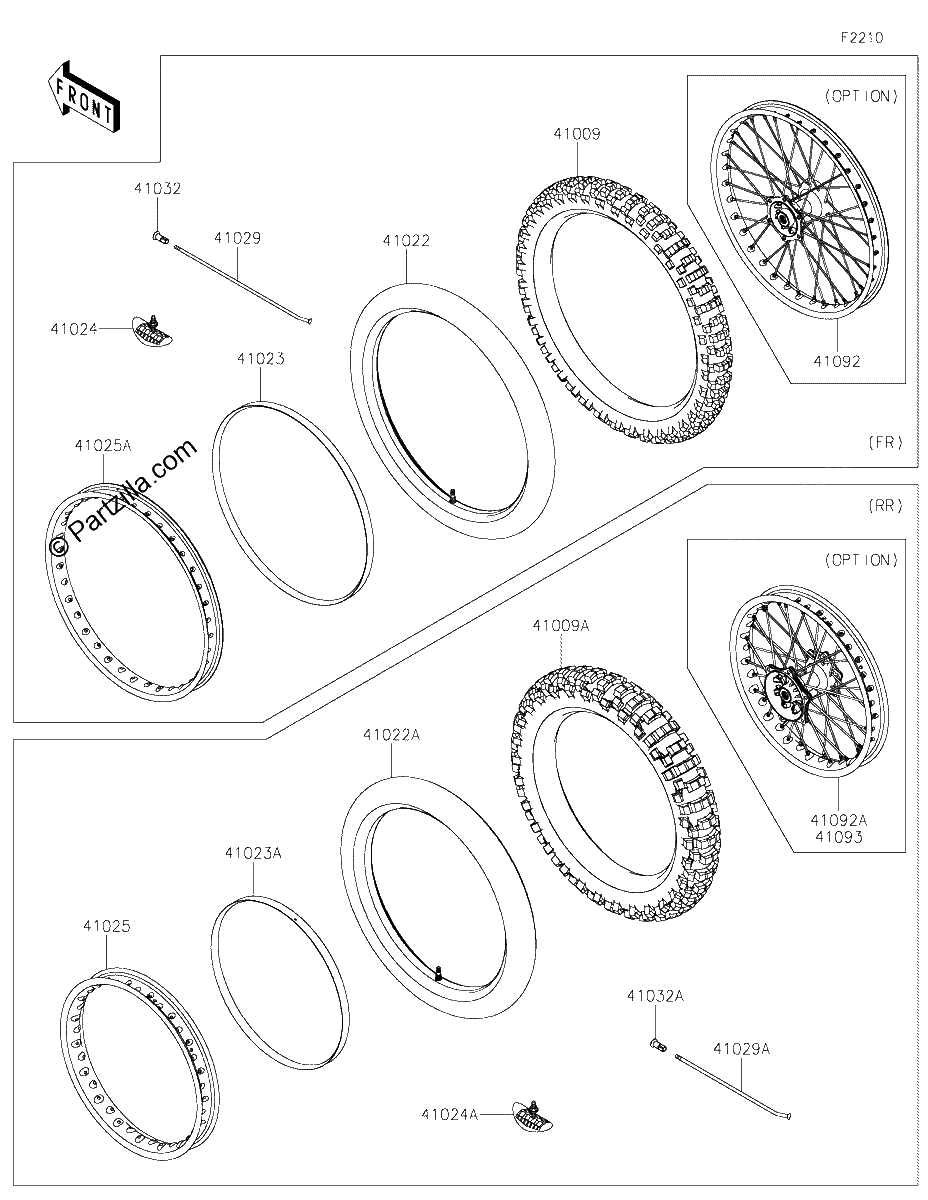 Diagrama de WHEELS TIRES