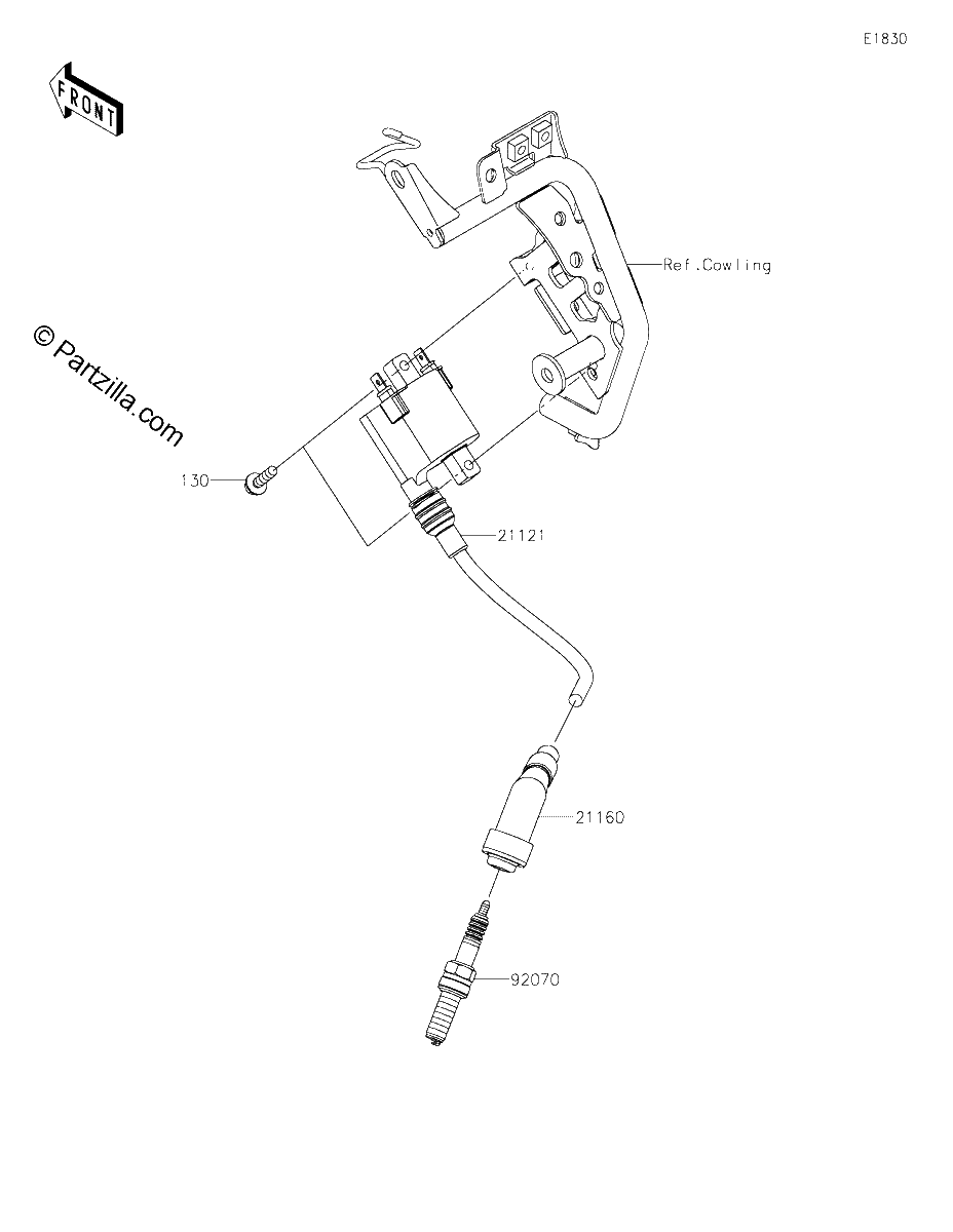 Diagrama de IGNITION SYSTEM