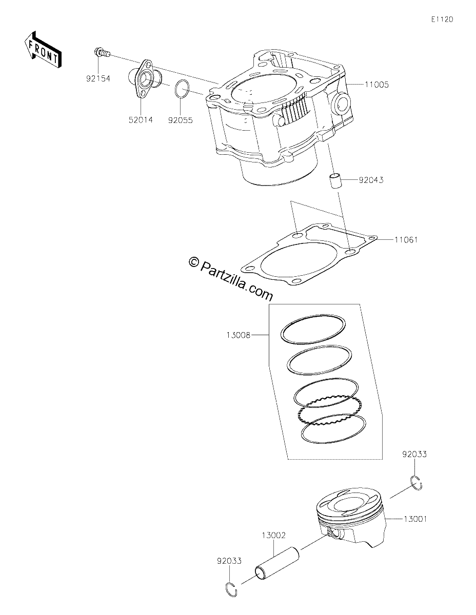 Diagrama de CYLINDER PISTON S