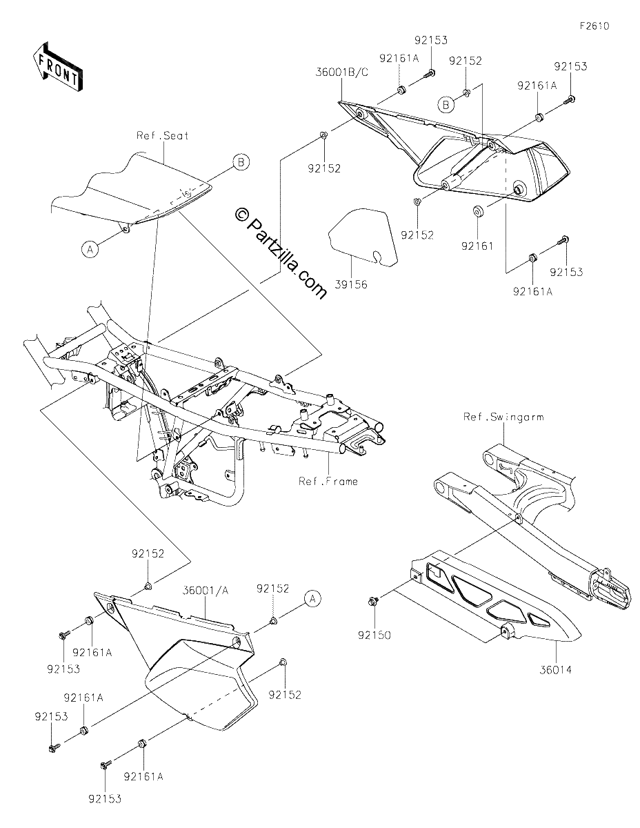 Diagrama de SIDE COVERS CHAIN COVER