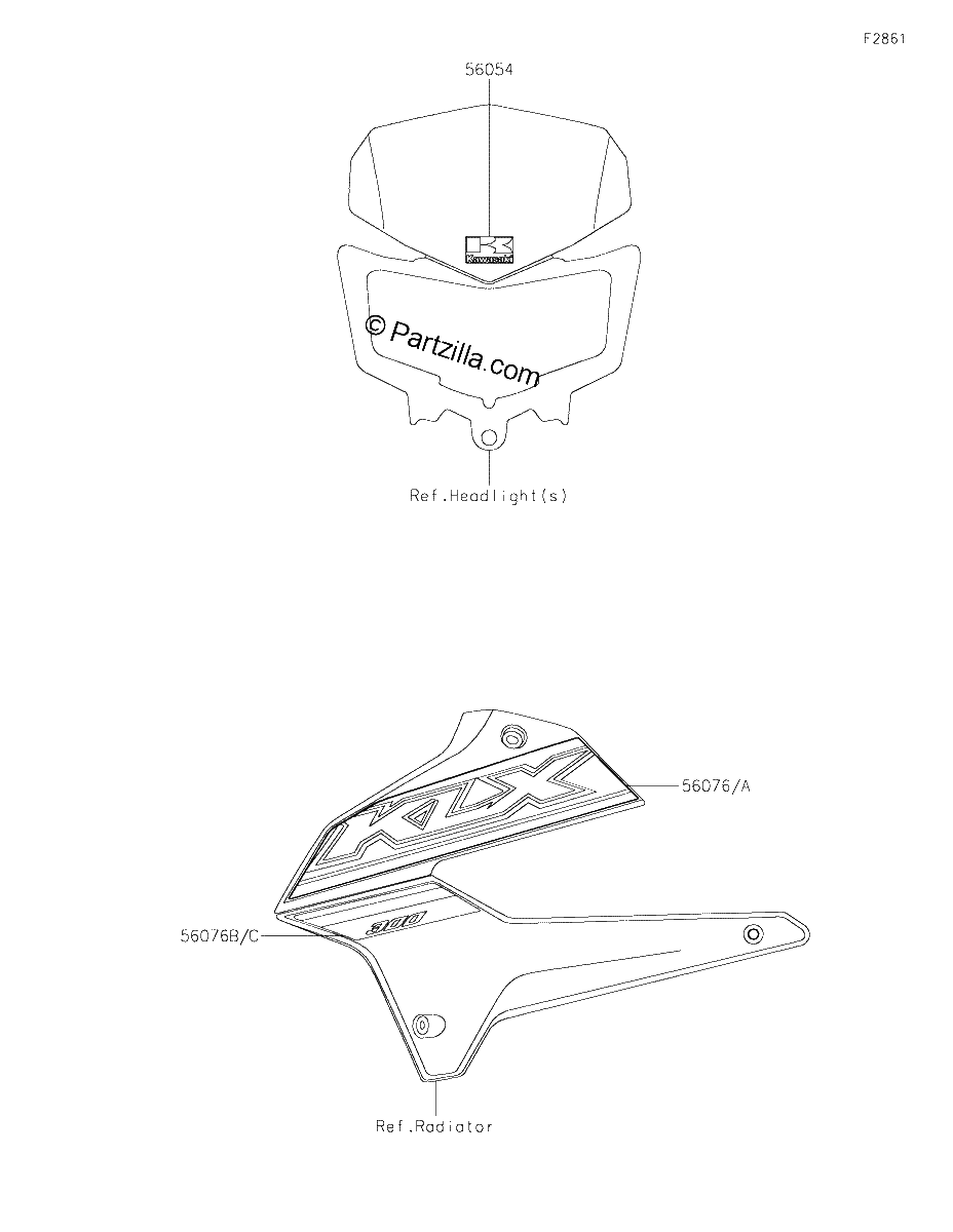 Diagrama de DECALS GREEN DMFNN DMFNL