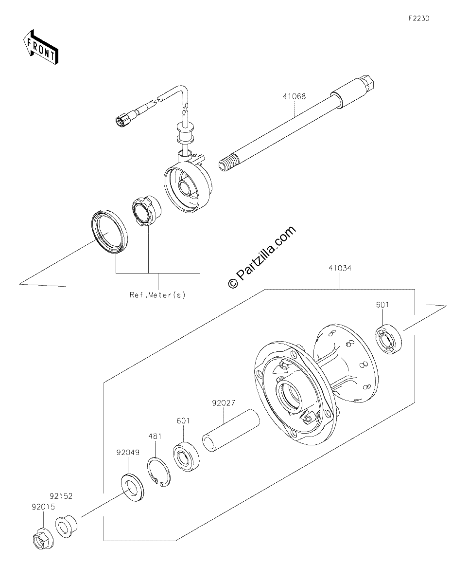 Diagrama de FRONT HUB