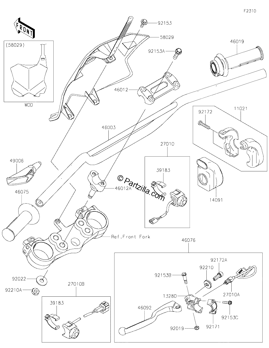Diagrama de HANDLEBAR