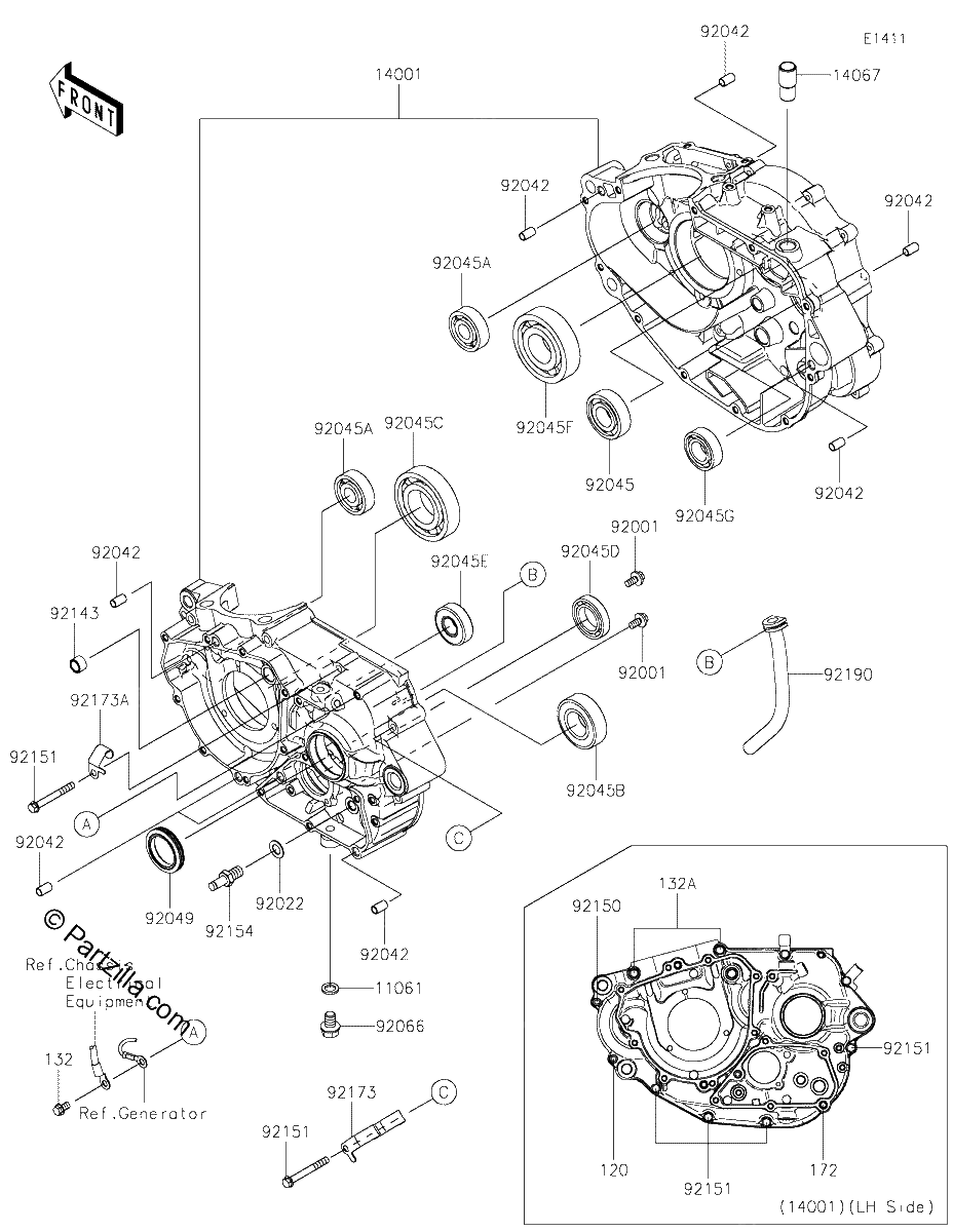 Diagrama de CRANKCASE