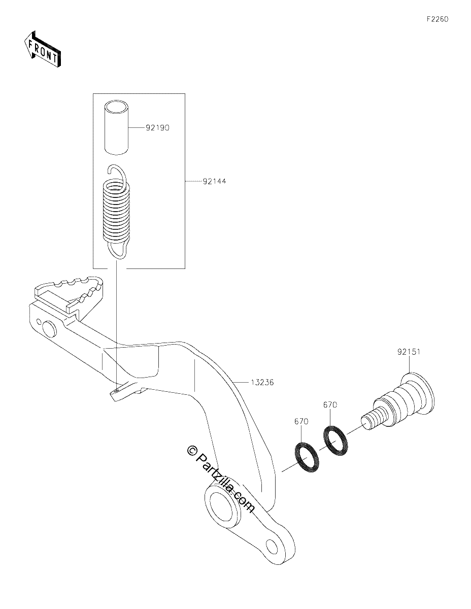 Diagrama de BRAKE PEDAL