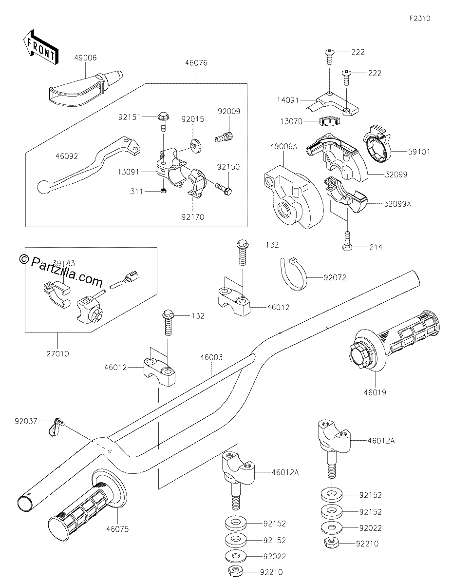 Diagrama de HANDLEBAR