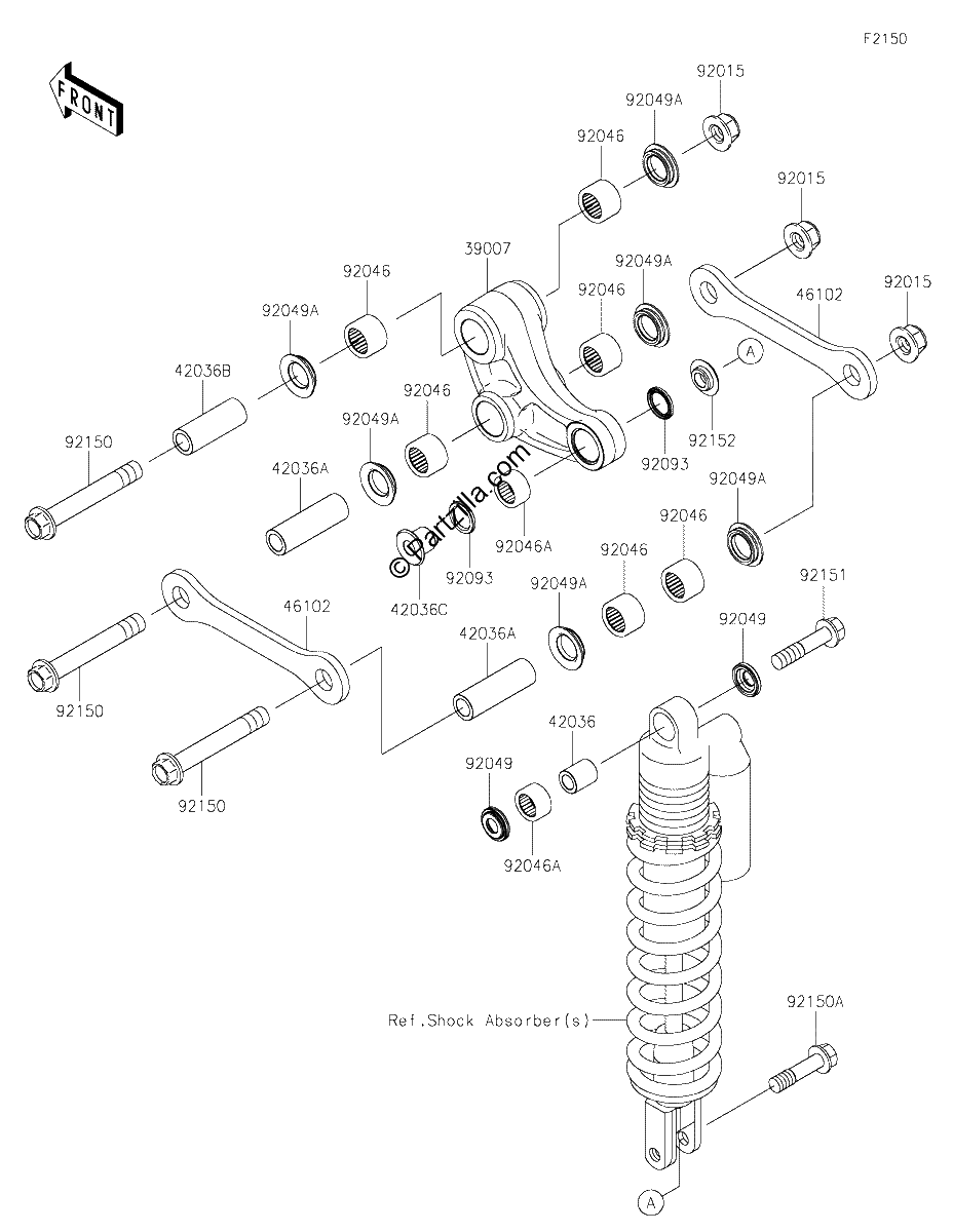Diagrama de REAR SUSPENSION