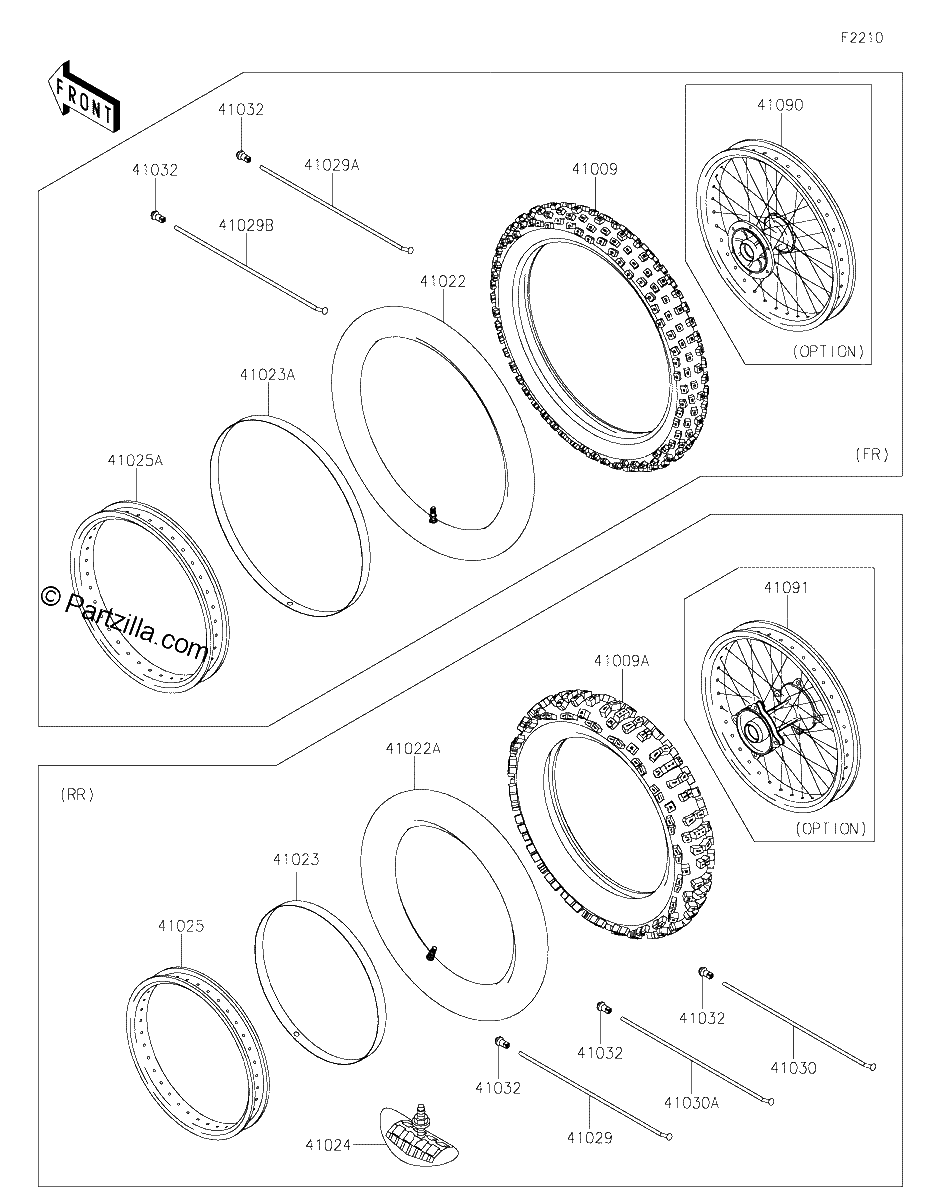Diagrama de WHEELS TIRES