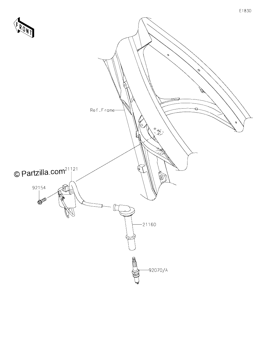 Diagrama de IGNITION SYSTEM