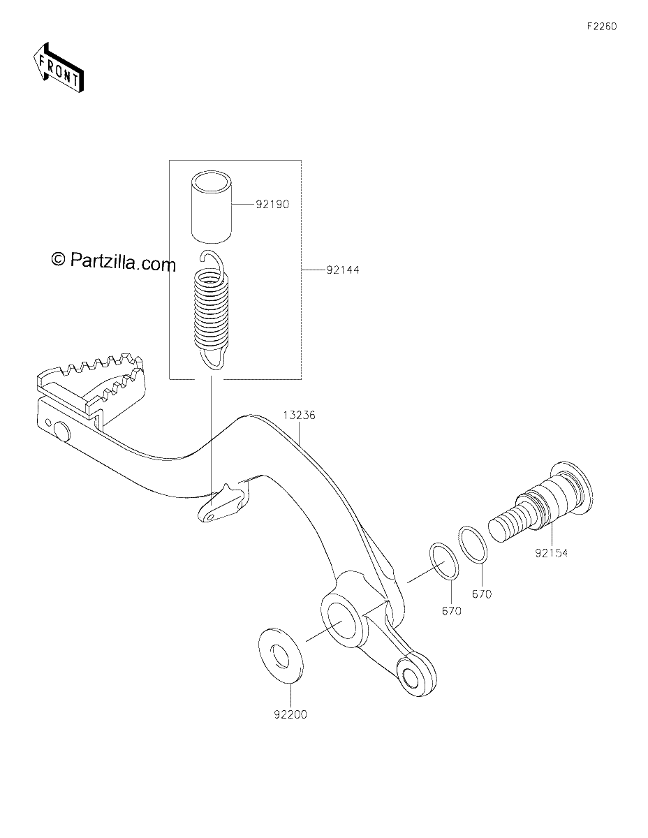 Diagrama de BRAKE PEDAL
