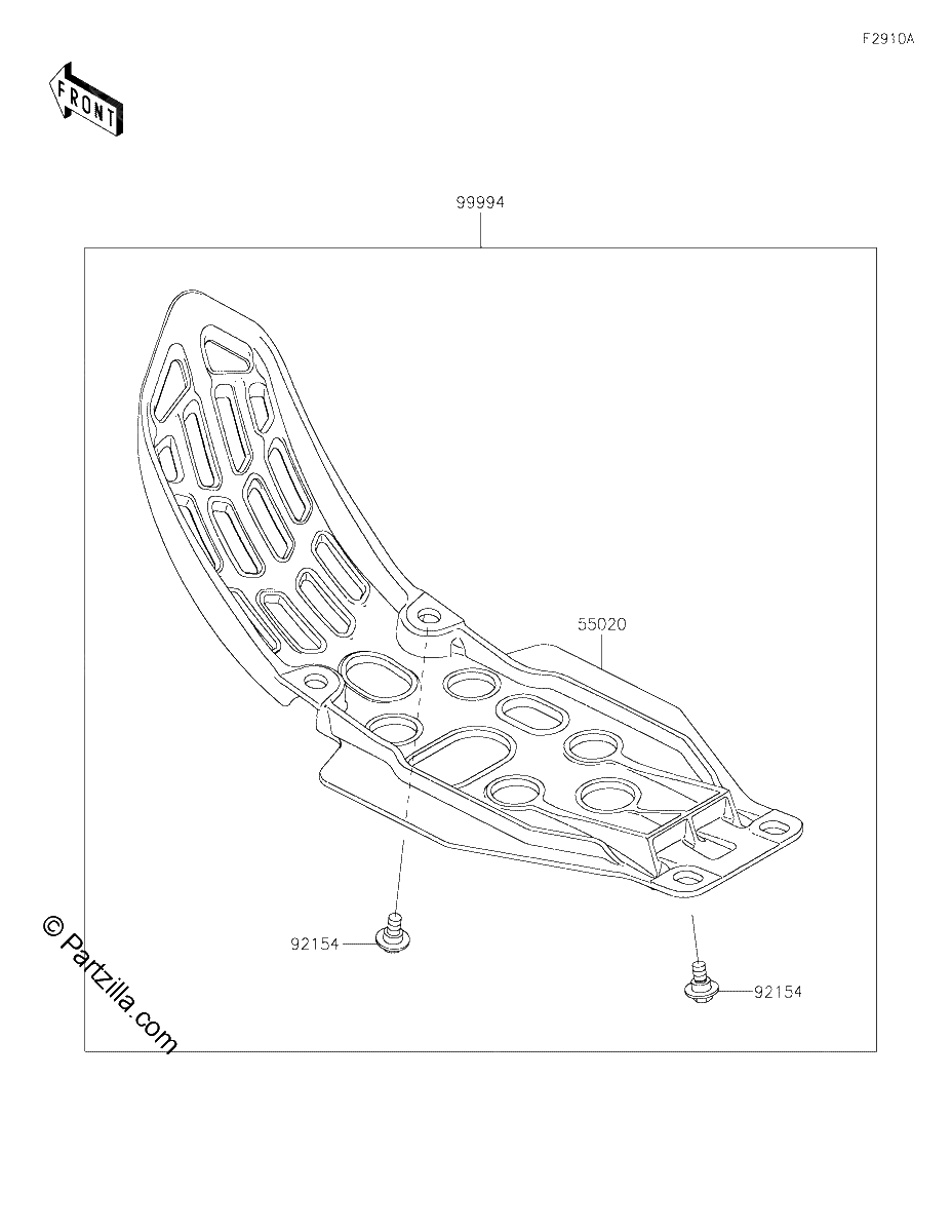 Diagrama de ACCESSORY SKID PLATE