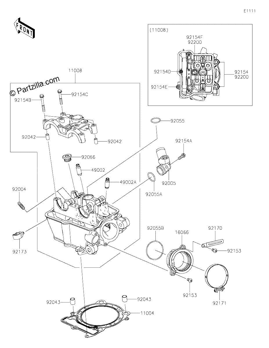 Diagrama de CYLINDER HEAD