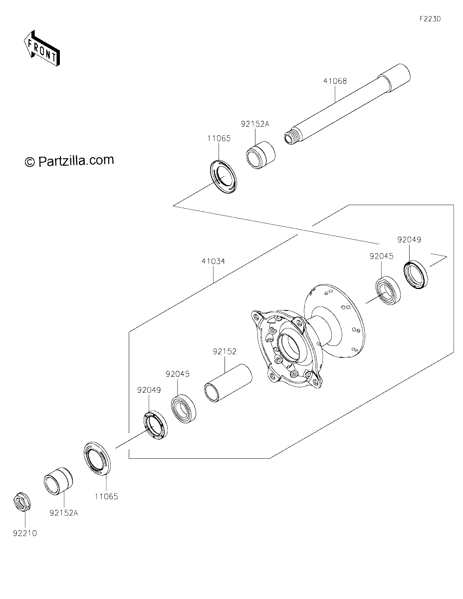 Diagrama de FRONT HUB
