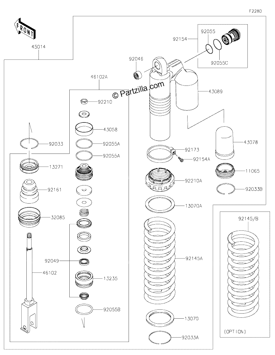 Diagrama de SHOCK ABSORBER S