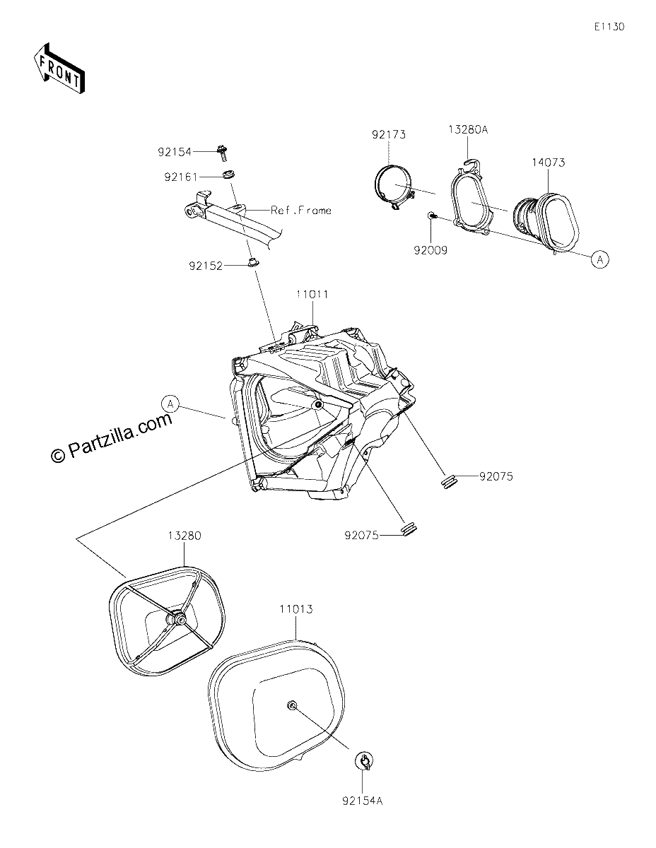 Diagrama de AIR CLEANER