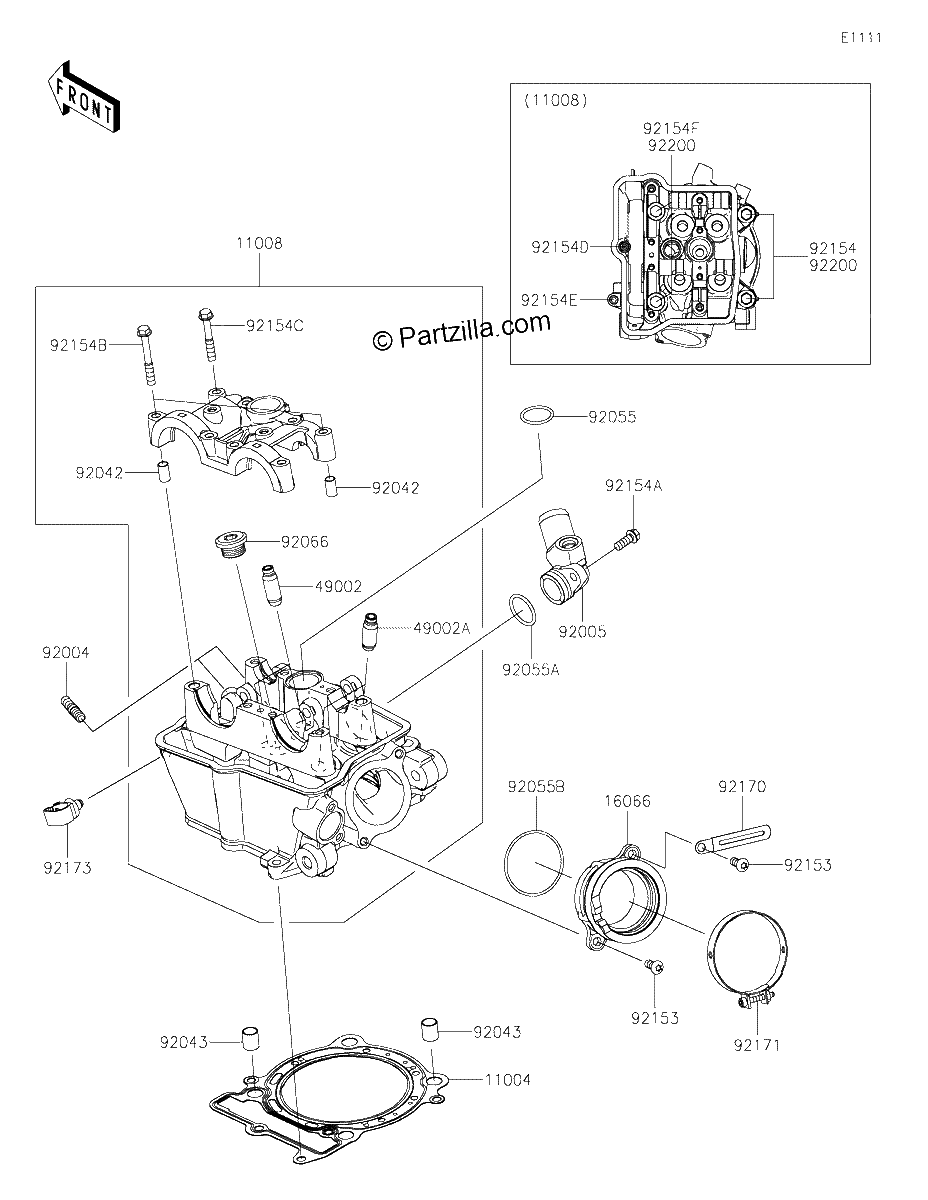 Diagrama de CYLINDER HEAD