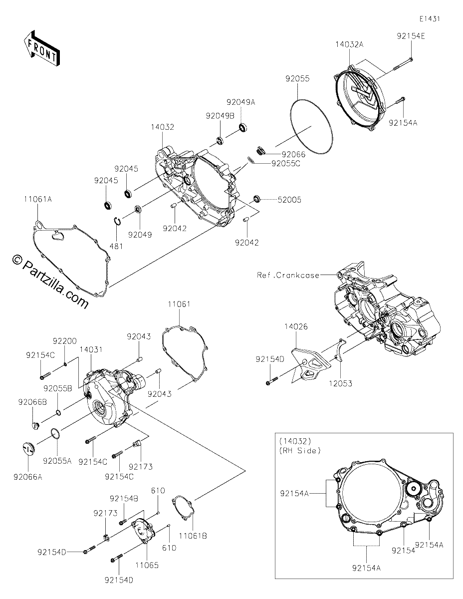 Diagrama de ENGINE COVER S