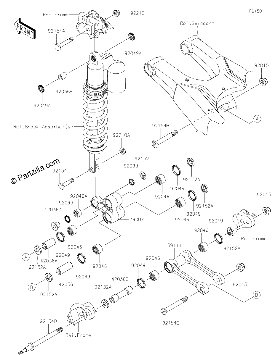 Diagrama de REAR SUSPENSION