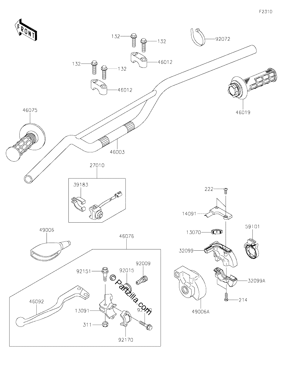 Diagrama de HANDLEBAR