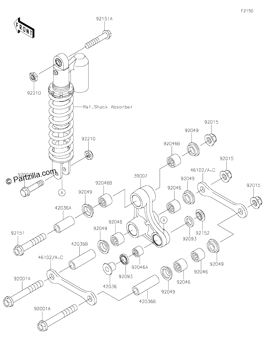 Diagrama de REAR SUSPENSION