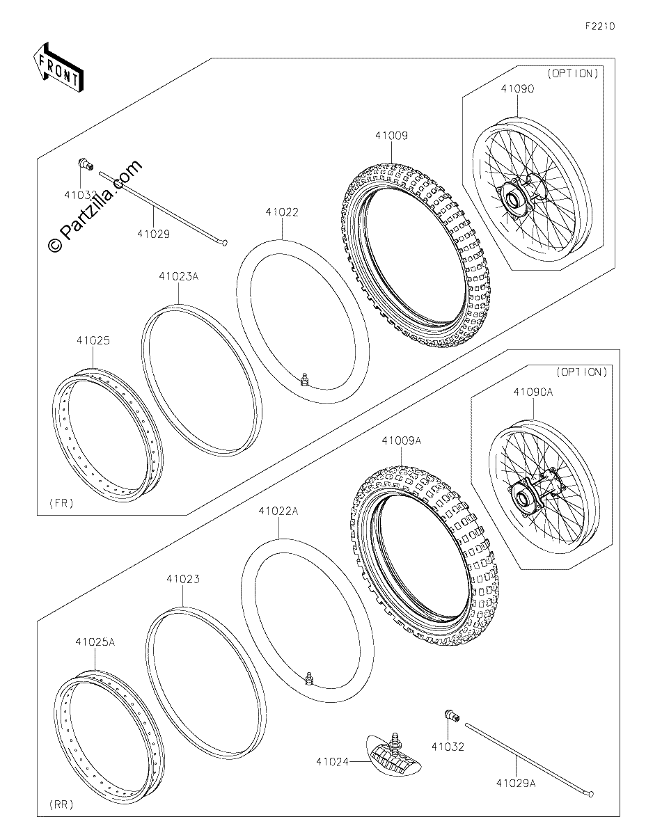 Diagrama de WHEELS TIRES