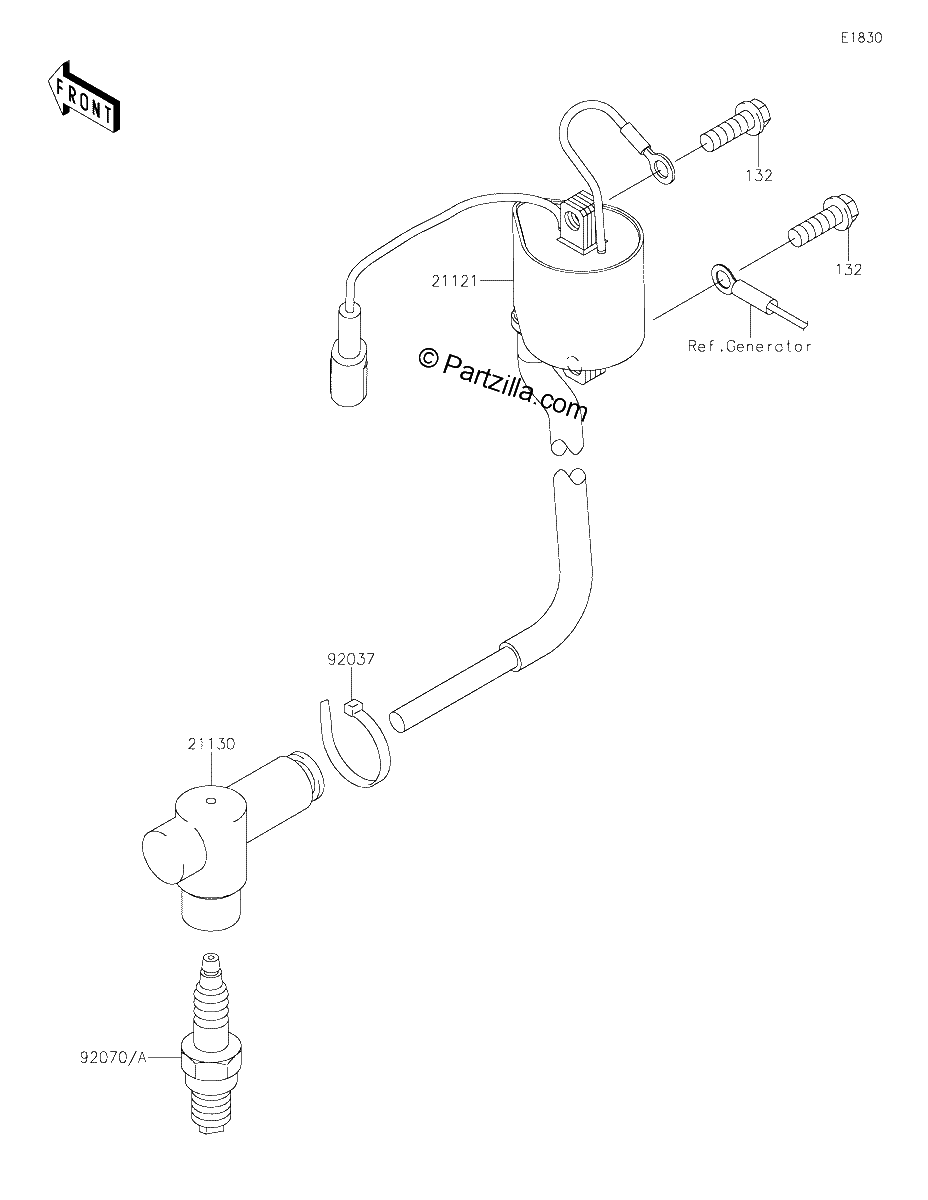 Diagrama de IGNITION SYSTEM