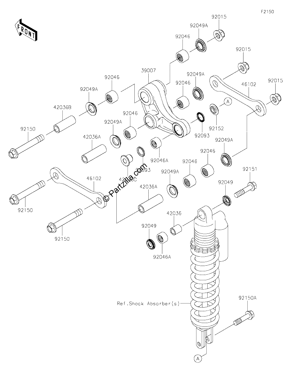 Diagrama de REAR SUSPENSION