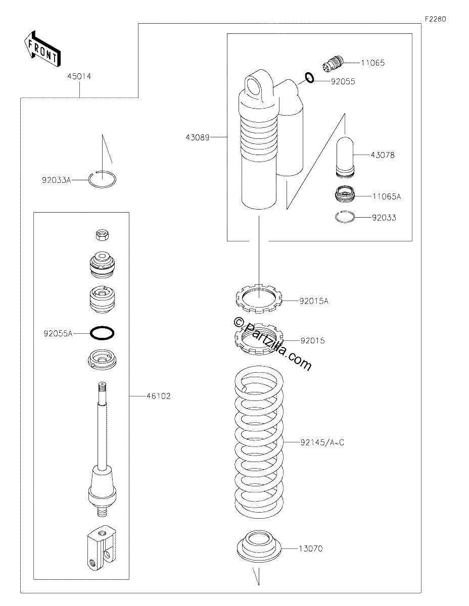 Diagrama de SHOCK ABSORBER S