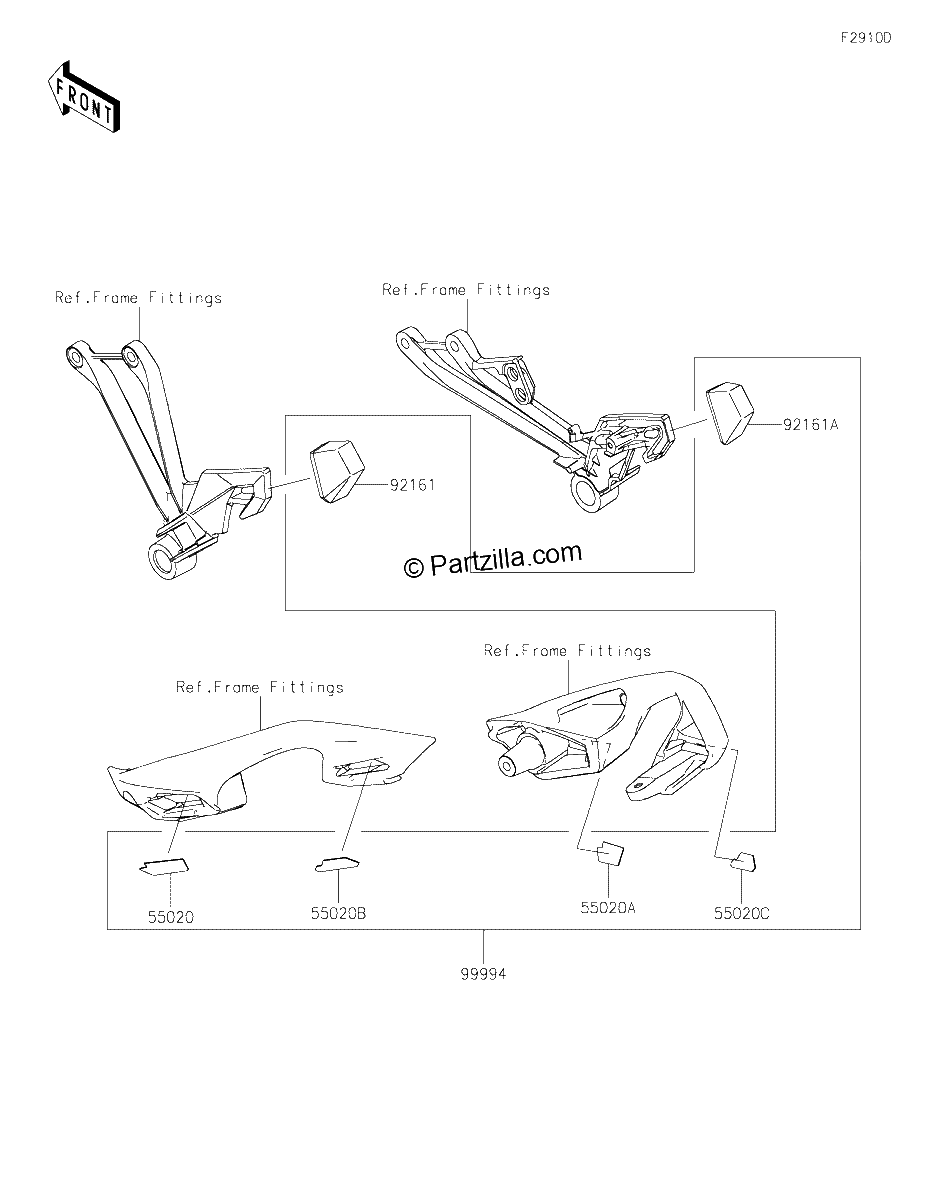 Diagrama de ACCESSORY BAG FITTING KIT