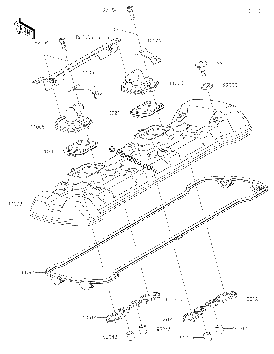 Diagrama de CYLINDER HEAD COVER